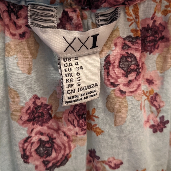 Forever 21 Ruffled Tie-Neck Blouse - Picture 3 of 3